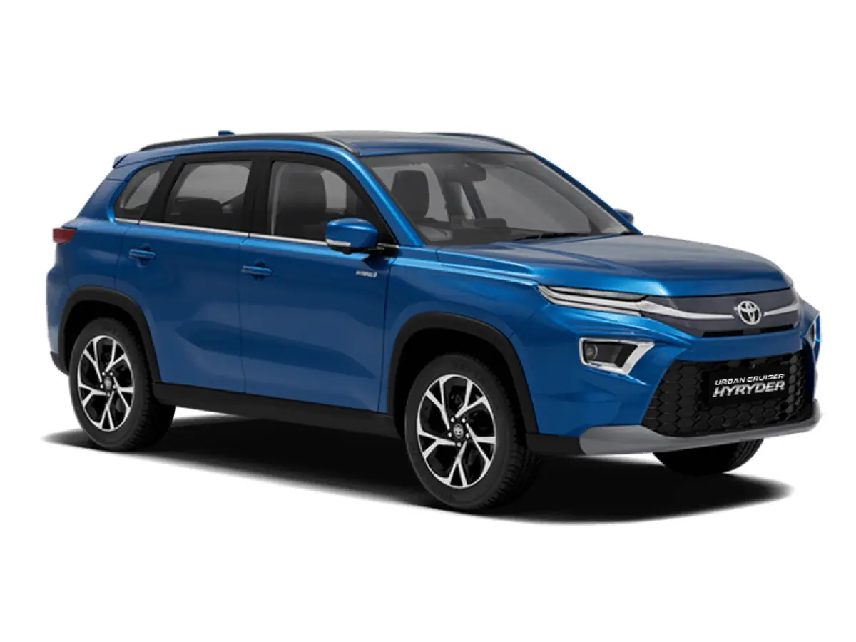 Toyota Urban Cruiser Hyryder Speedy Blue